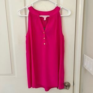 NWT Lilly Pulitzer Bailey silk tank top